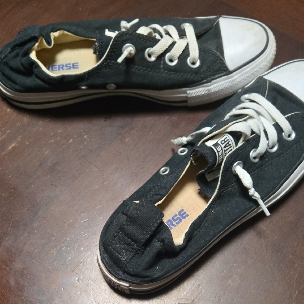 New Converse Black and White Classic Sneakers